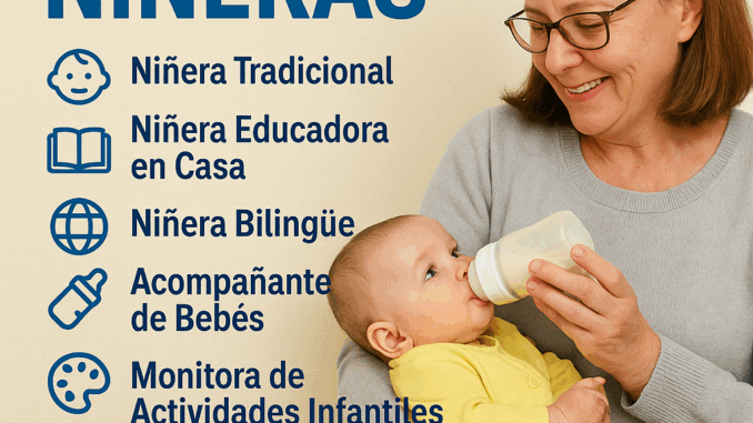 👩‍🍼 Empleo de Niñera: un trabajo de confianza, responsabilidad y vocación