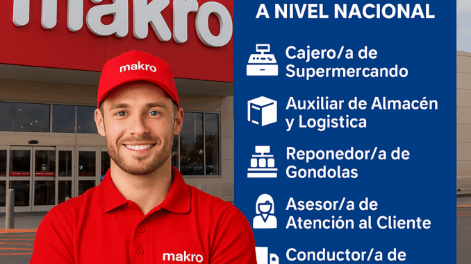 🛒 Supermercados Makro abre nuevos puestos de trabajo a nivel nacional: una oportunidad laboral única