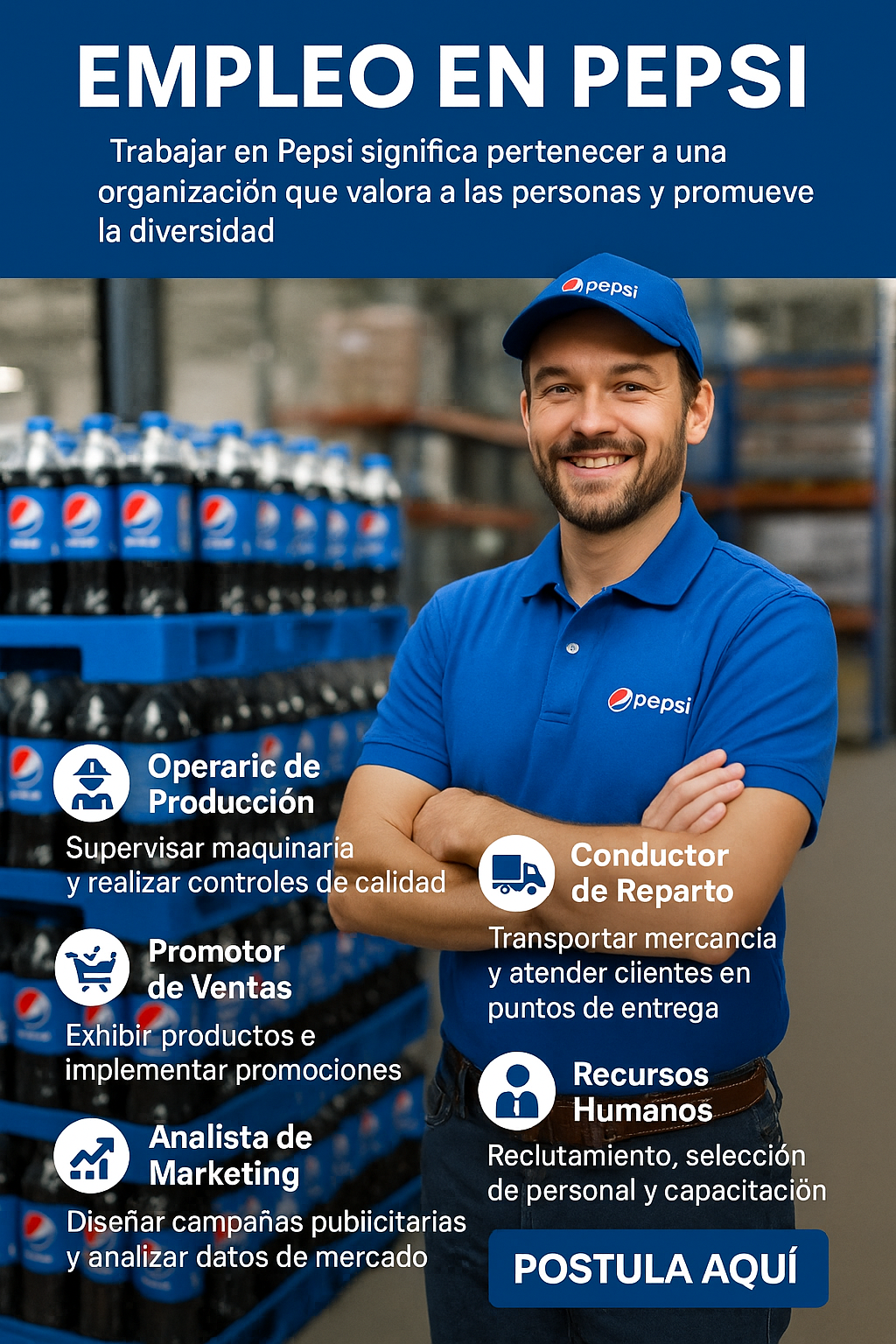 🥤 Empleo en Pepsi: Oportunidades, Puestos Clave y Beneficios de Trabajar en una Empresa Global